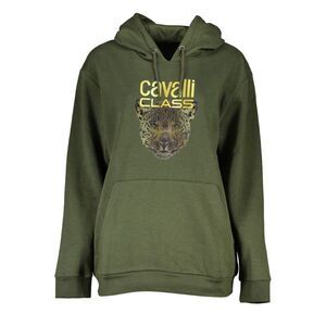 Cavalli Class Verde Polyester Woman Women's Sweatshirt